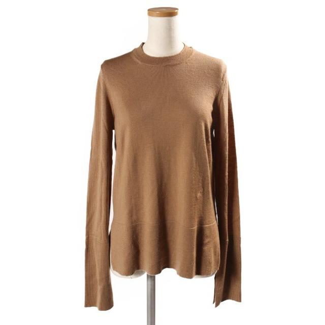 マディソンブルー カシミヤ100％ ニット ベスト 紺 ネイビー クルー