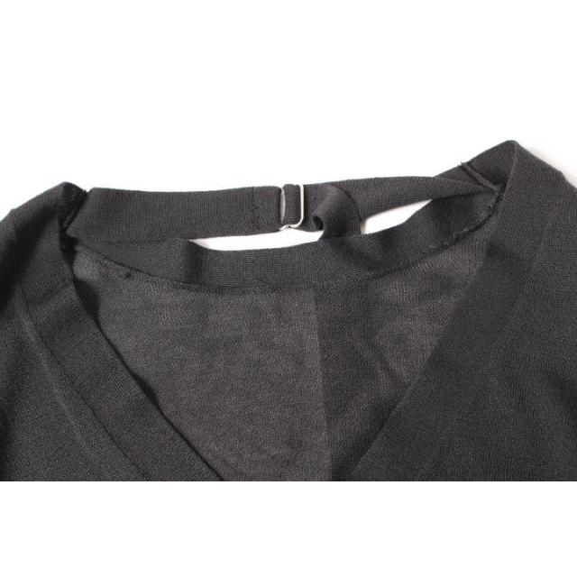 ファドスリー FAD3 カーディガン ニット 長袖 スリット F 黒 ブラック  