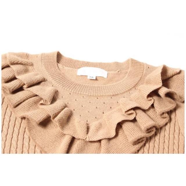 JILL STUART ジルスチュアート 18AW スティーナ ラッフル ニット 
