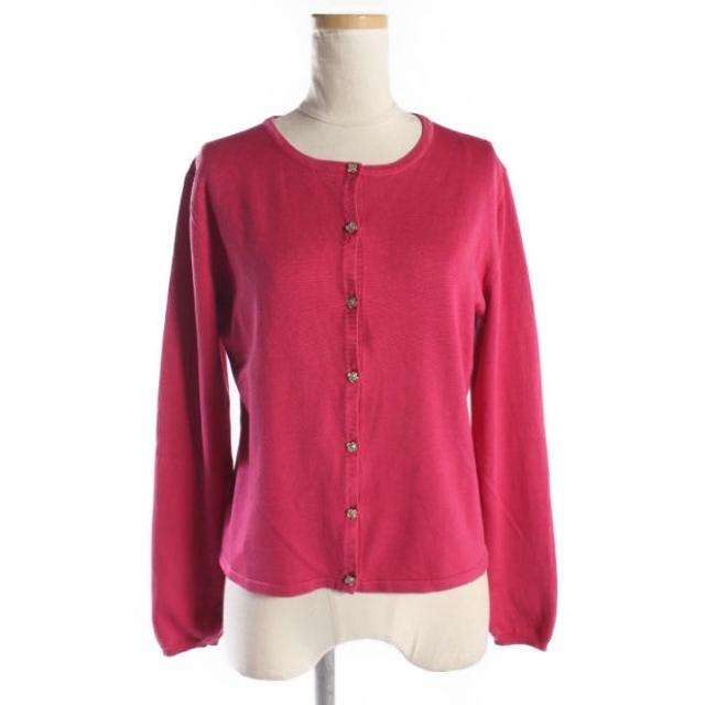 トッカ TOCCA DOUBLE DAY カーディガン ニット ビジューボタン 長袖  