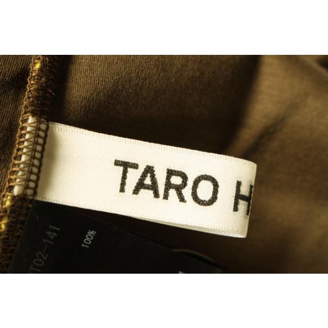 タロウホリウチ TARO HORIUCHI カットソー 半袖 ハイネック フリンジ 2 