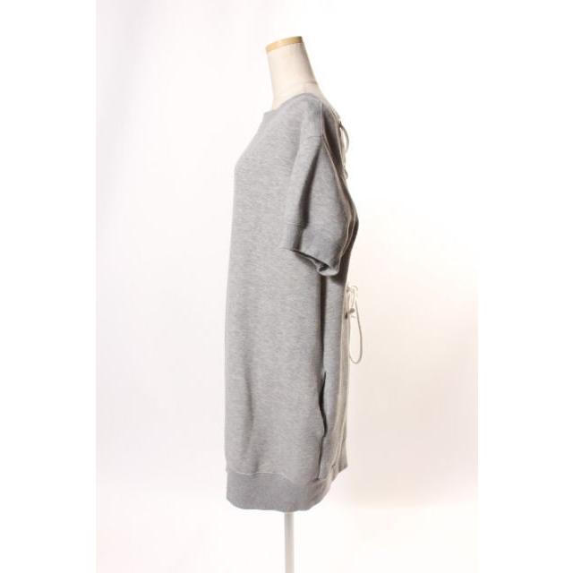 スーパーセール 中古 サカイ Sacai 17ss ワンピース ミニ 半袖 レースアップ スウェット 3 グレー O0415 レディース ベクトル 古着 ワンピース Www Starbucks It