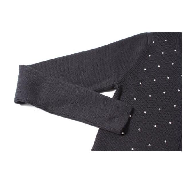 未使用品 アディアム ADEAM カーディガン ボレロ ラインストーン 長袖  