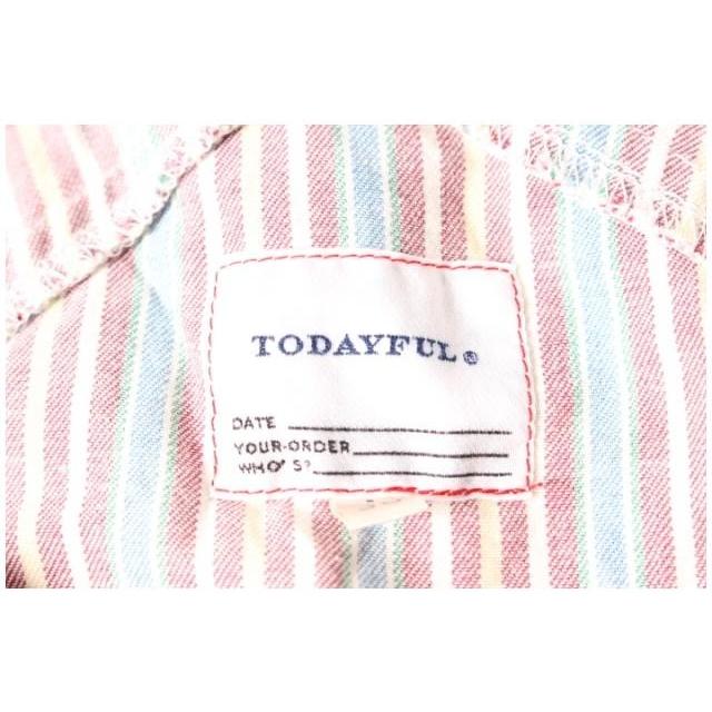 トゥデイフル TODAYFUL ストライプ サロペット ahm0417 レディース 