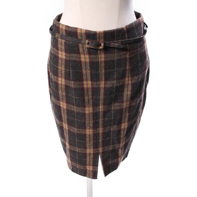 中古 チェリーアン Cherry Ann ベルト付き チェック柄 タイト スカート n0419 レディース ベクトル 古着 164 ブランド古着販売のベクトル 通販 Yahoo ショッピング