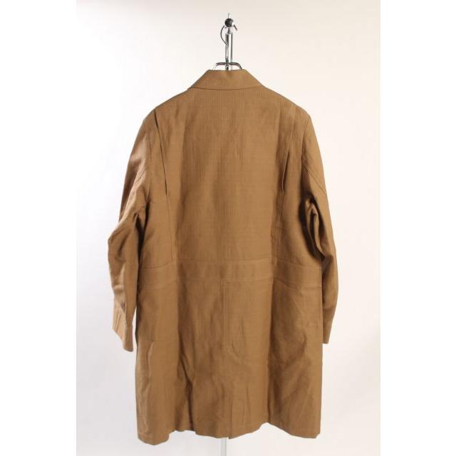 スロウガン SLOWGUN コート チェスター ロング 和紙混 2 ベージュ