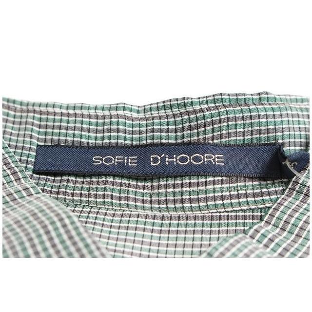 ソフィードール SOFIE D'HOORE ワンピース シャツワンピ ノースリーブ