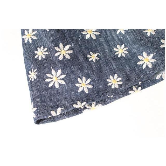 TOCCA LINEN GARDEN ワンピース0 ネイビー　美品 TOCCA LINEN GARDEN ワンピース0 ネイビー美品