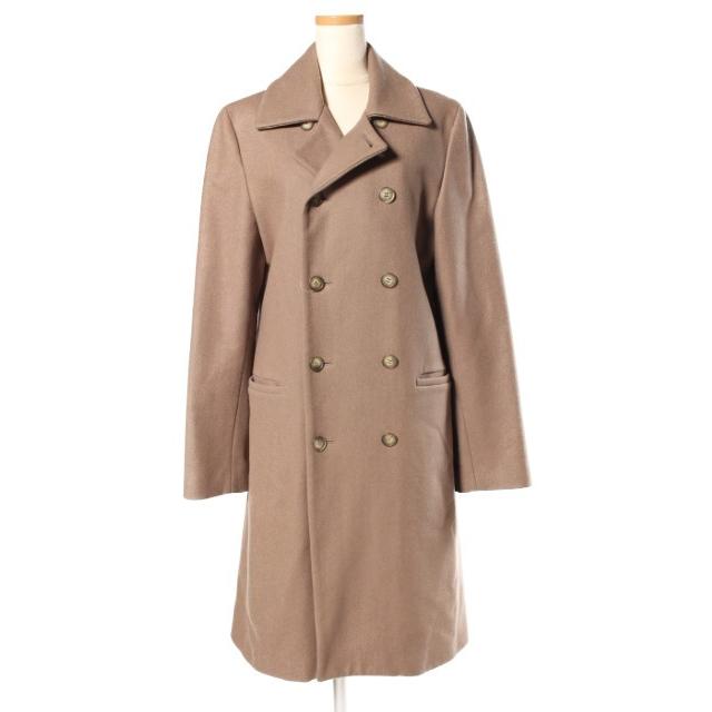 A.P.C.（アーペーセー） コート ロング ダブル ウール S 茶 ブラウン 