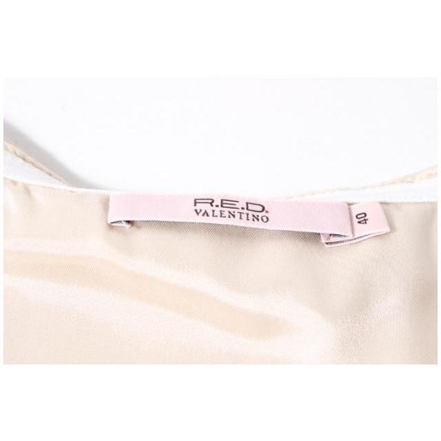 ヴァレンティノ ワンピース 膝丈 ピンクベージュ 42 ボックスタグ フレア 夏 ヴァレンティノ ワンピース 膝丈 ピンクベージュ 42 ボックス