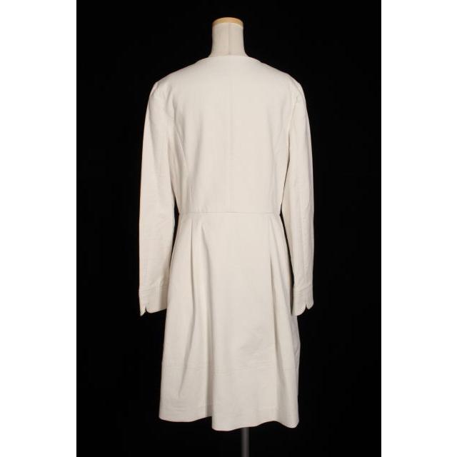 トッカ TOCCA 17SS MARGOT コート ノーカラー フレア 4 白 ホワイト 