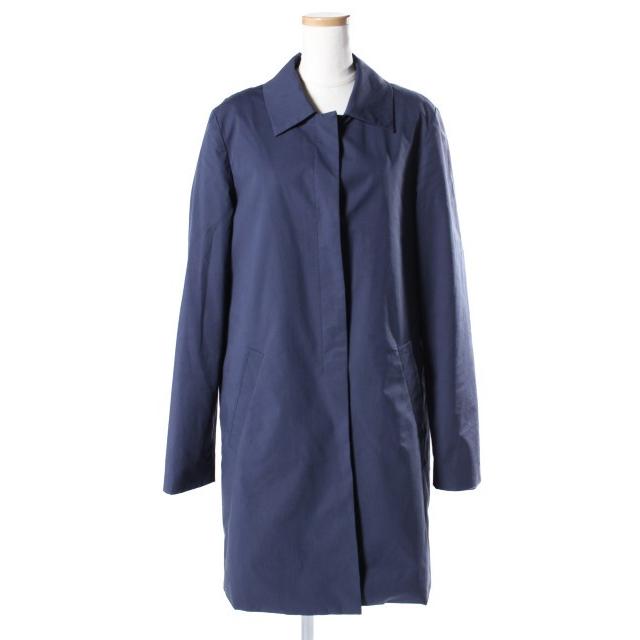 theory セオリー IGHT POPLINCAR COAT コート ステンカラー 中綿 S 青  