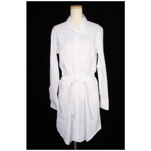 theory セオリー 18SS Luxe Clean Shirtdress シャツワンピ 長袖 無地 