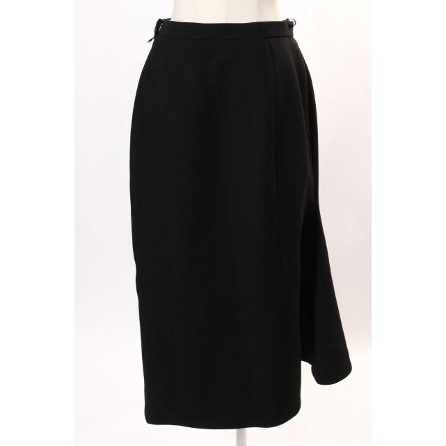 エンフォルド ENFOLD 17AW スカート フレア アシンメトリー ウール 38  