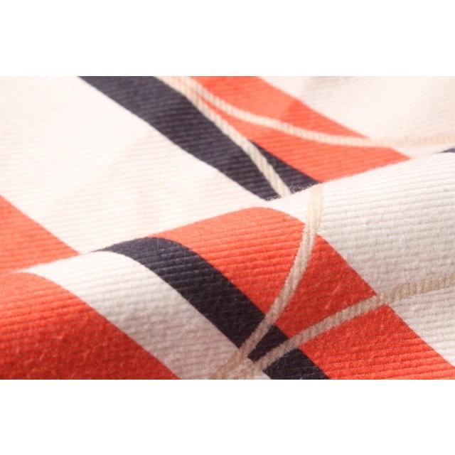 ミナペルホネン mina perhonen スカート 台形 ひざ丈 ボーダー シルク  