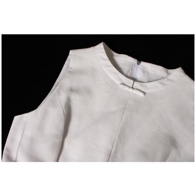 FOXEY フレア　ワンピース　コート　ホワイト 美品】FOXEY フォクシー フレアワンピース ホワイト