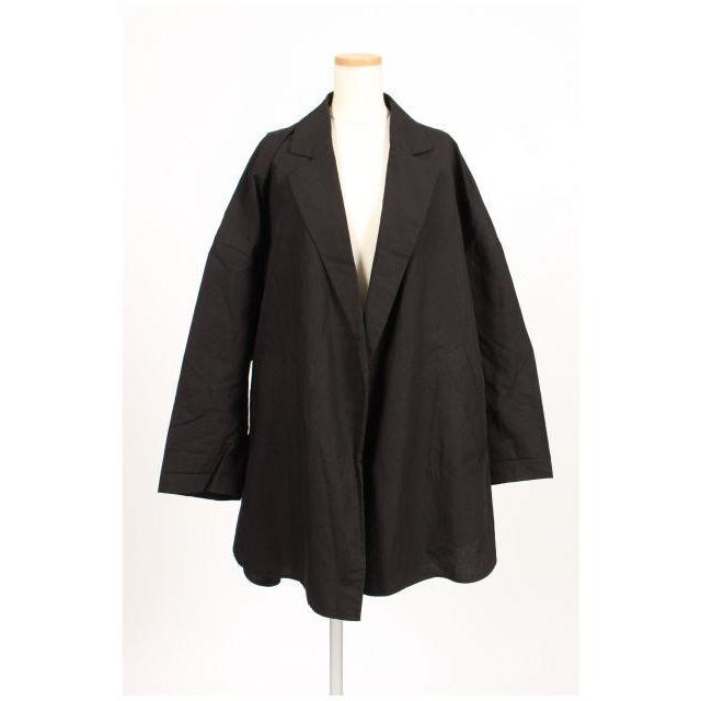 エンフォルド コットン麻 ジャケット ハイツイスト ブラック　Mサイズ エンフォルド コットン麻 ジャケット ハイツイスト ブラックMサイズ