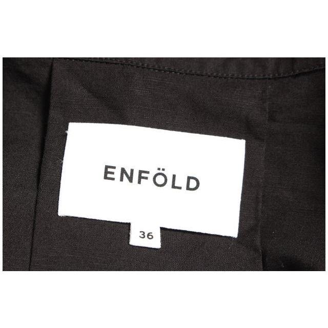 エンフォルド ENFOLD 17SS ジャケット ハイツイスト CO1A 36 黒  