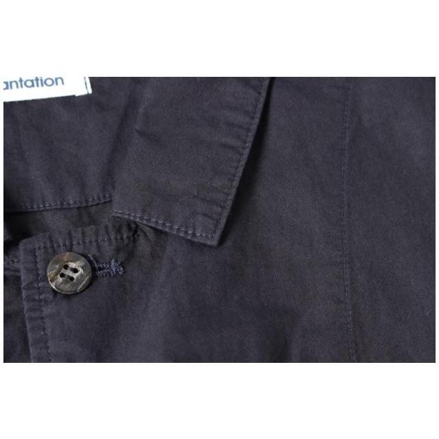 プランテーション plantation 18AW コート ステンカラー ツイル リネン  
