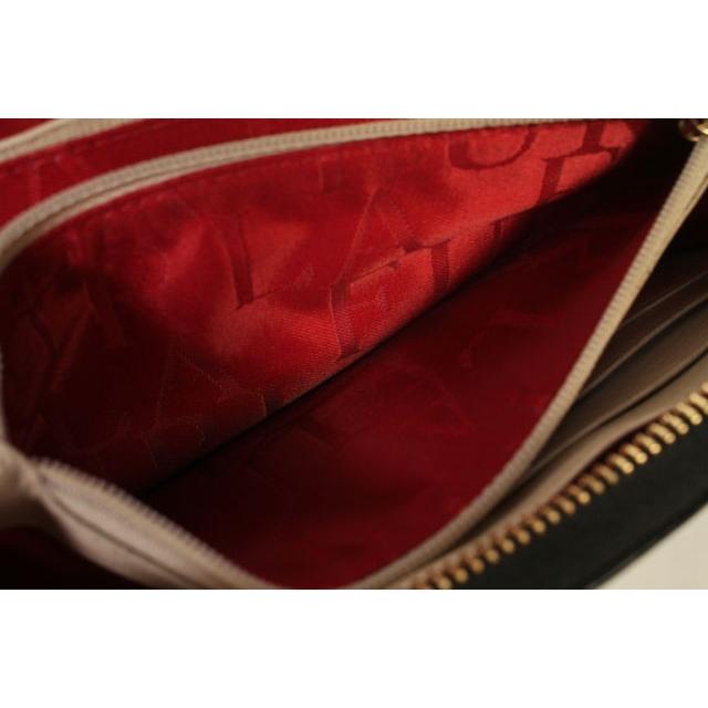 FURLA（フルラ） 長財布 リボン パテント ラウンドジップ エナメル 黒