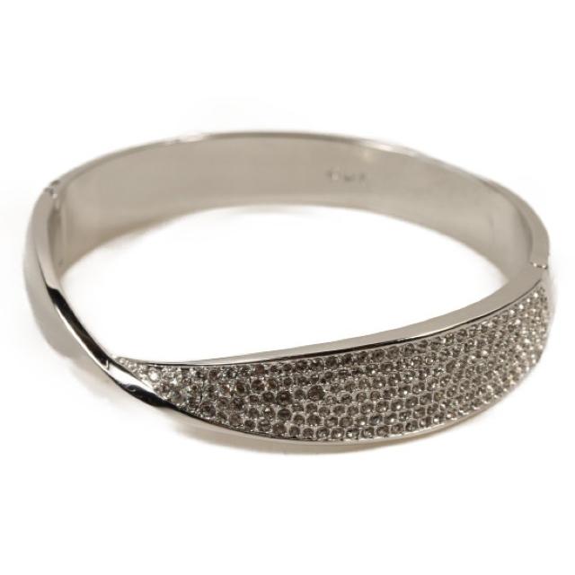 スワロフスキー SWAROVSKI バングル クリスタル クロス シルバー