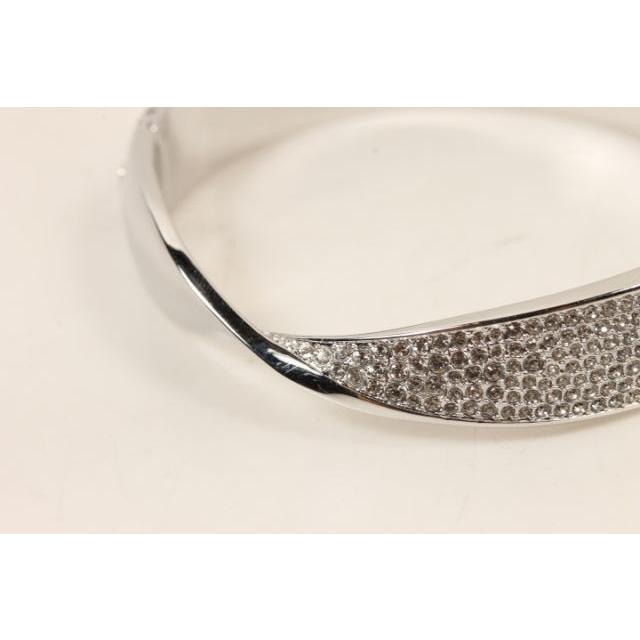 スワロフスキー SWAROVSKI バングル クリスタル クロス シルバー