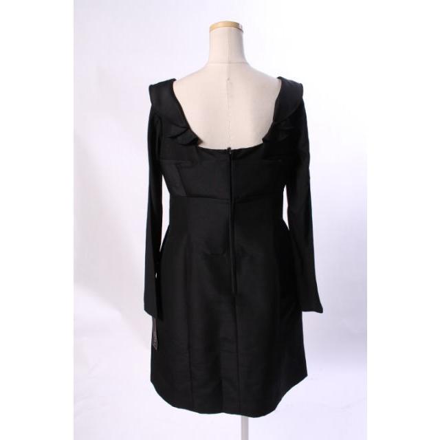 フォクシー シルク ウール Tulip Ruffle ワンピース長袖