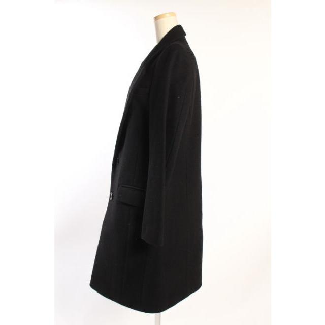 ジーヴィージーヴィー G.V.G.V コート チェスター ウール 34 黒  