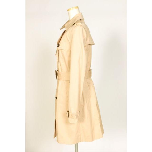 LAISSE PASSE のコート 36号 LAISSE PASSE ピンクベージュファー付きロングコート 36 - メルカリ