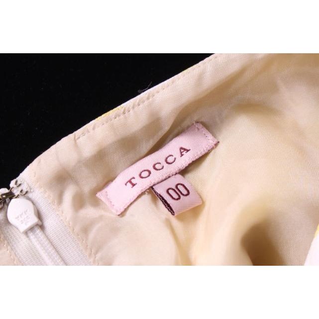 トッカ TOCCA 18SS DAISY ワンピース ドレス ひざ丈 キャップ