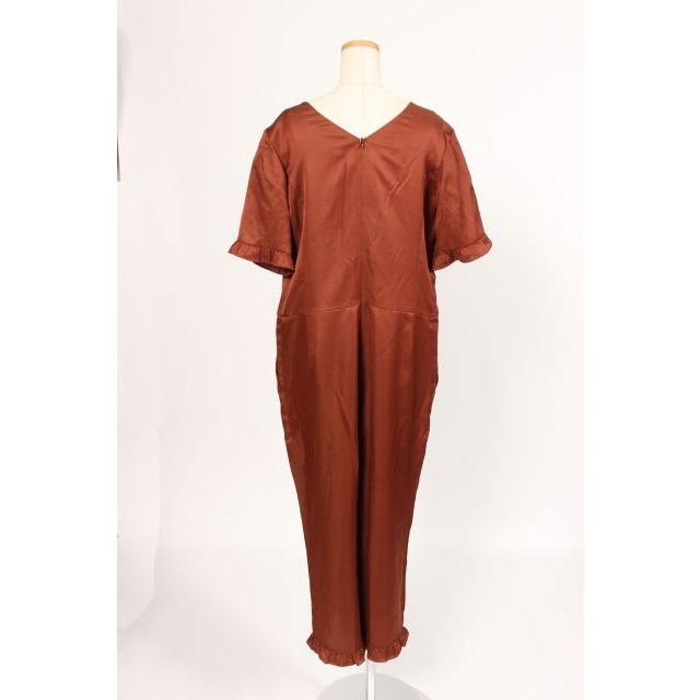 イエナ IENA Naoko Tsuji 17SS オールインワン フリル Vネック 半袖 38 