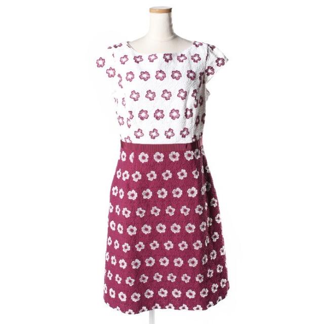 トッカ TOCCA 18AW MARGARET ワンピース ドレス ひざ丈 半袖