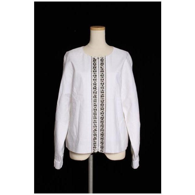 【未使用】Adore アドーア　ノーカラージャケット　白 ホロウツイルジャケット（ノーカラージャケット）｜ADORE