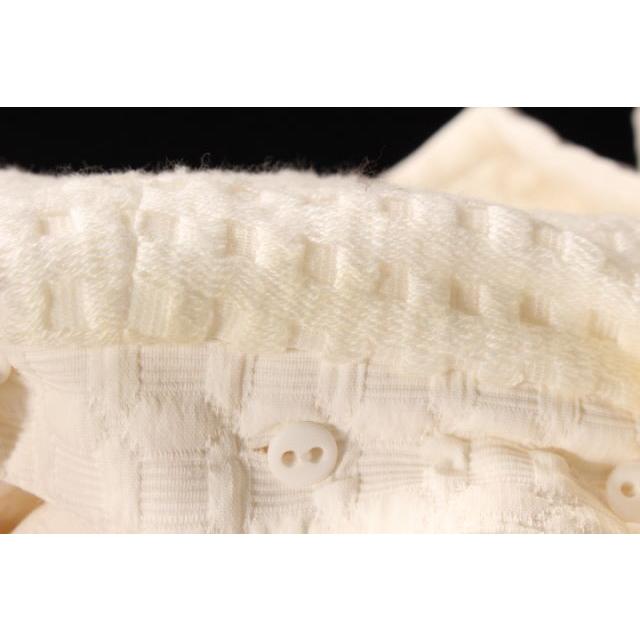 グレースクラス✨2Way✨ジャガード スプリング フードコート 36 ノーカラー グレースクラス GRACE Class 16SS コート 2WAY ノーカラー