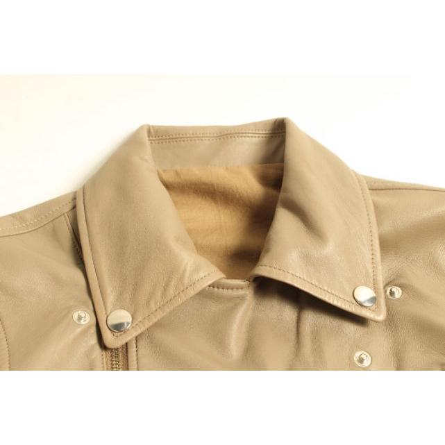 プラージュ Plage 17SS ジャケット ライダース レザー ダブル