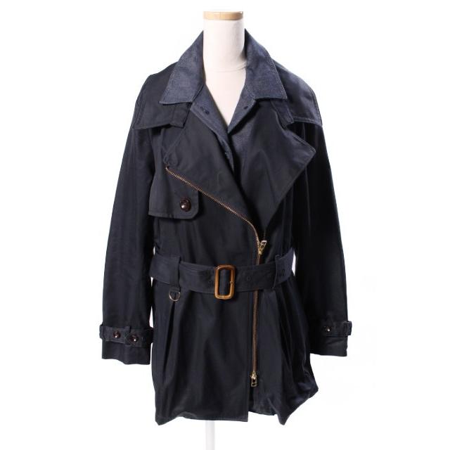 イリイリ iriiri ジャケット 2WAY レイヤード 2 紺 ネイビー /ms0516  