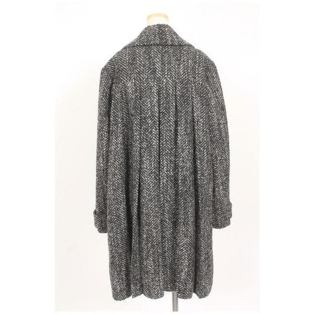 ステファネル STEFANEL 16AW コート ダブル ロング ミックスツイード 8 