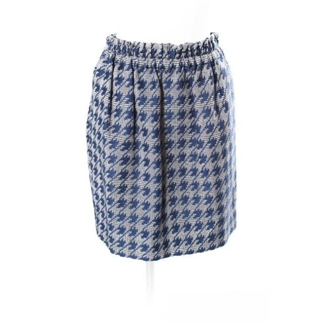 ランバンオンブルー LANVIN en Bleu 千鳥格子 グレンチェック スカート 