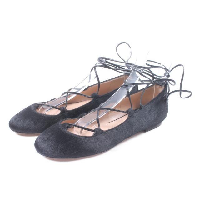 PELLICO SUNNY ネイビー バックレースアップフラットシューズ