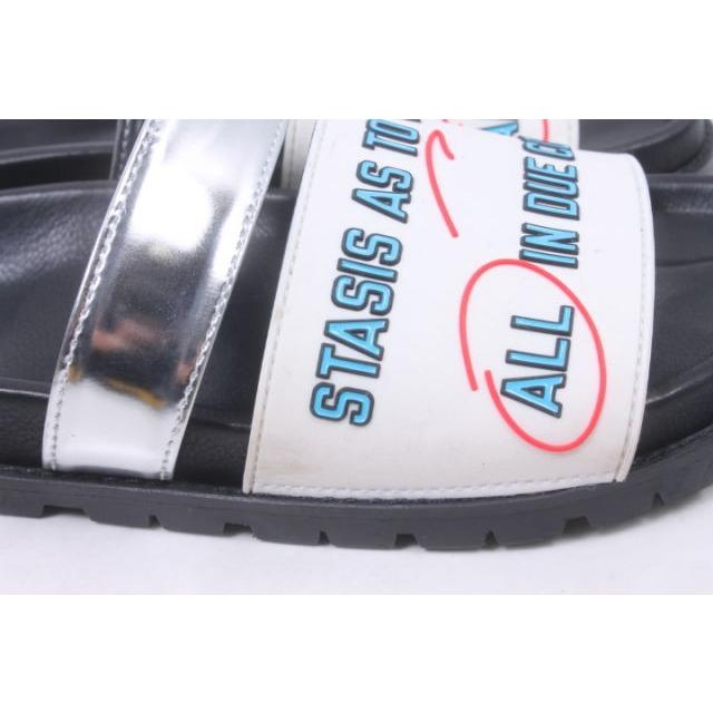 サカイ sacai 18SS サンダル シャワー プリント 35 白 ホワイト 