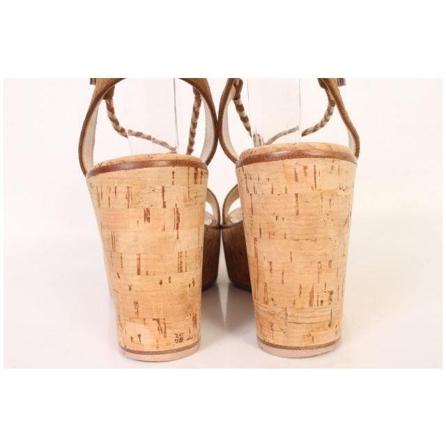 ジャンヴィトロッシ Gianvito Rossi サンダル ウエッジソール レース  