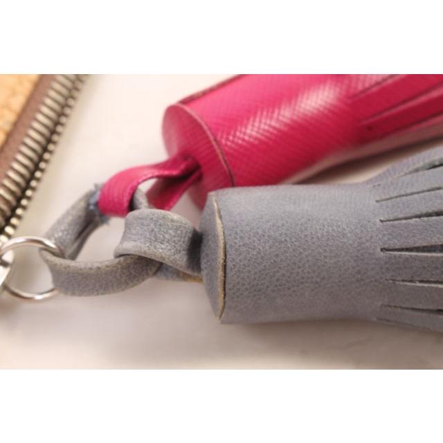 ソウリ soli バッグ クラッチ コルク フリンジ ベージュ /☆o0523  