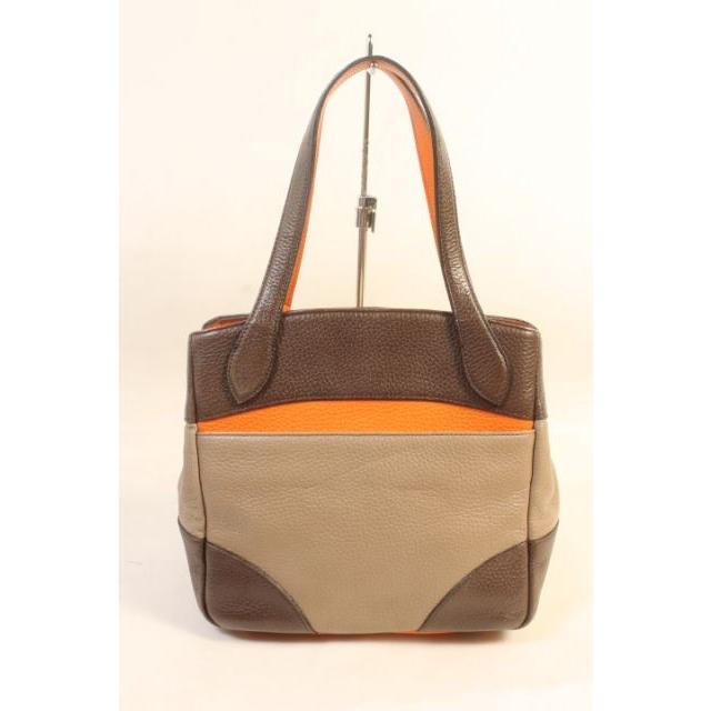 エーディーエムジェイアクセソワバッグ ハンド レザー ベージュ  