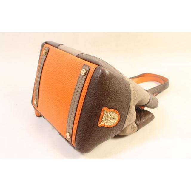 エーディーエムジェイアクセソワバッグ ハンド レザー ベージュ  