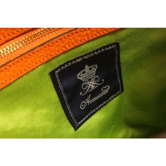 エーディーエムジェイアクセソワバッグ ハンド レザー ベージュ  