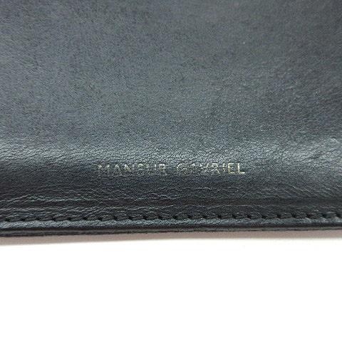 マンサーガブリエル MANSUR GAVRIEL バッグ クラッチ レザー 黒