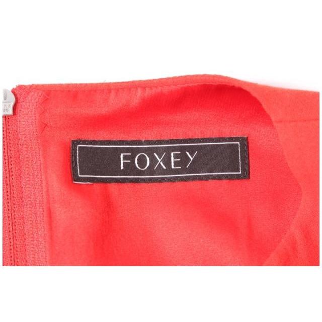 FOXEY（フォクシー） ワンピース ひざ丈 ノースリーブ ストレッチ 38