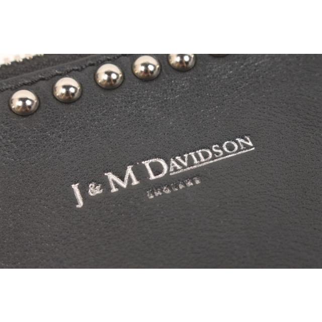 ジェイ&エムデヴィッドソン J&M Davidson バッグ スタッズ クラッチ 黒 ブラック /kk0606 レディース｜vectorpremium｜05