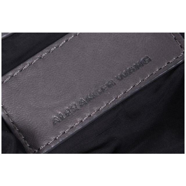 アレキサンダーワンレザーリュックバッグ　グレー？ アレキサンダーワン ALEXANDER WANG リュックサック 3WAY レザー