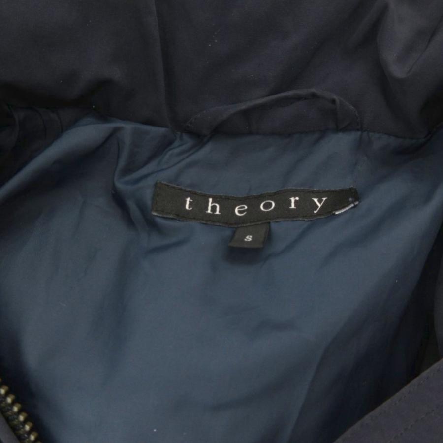 theory（セオリー） ダウンコート S ネイビー 紺色 フード付き 長袖